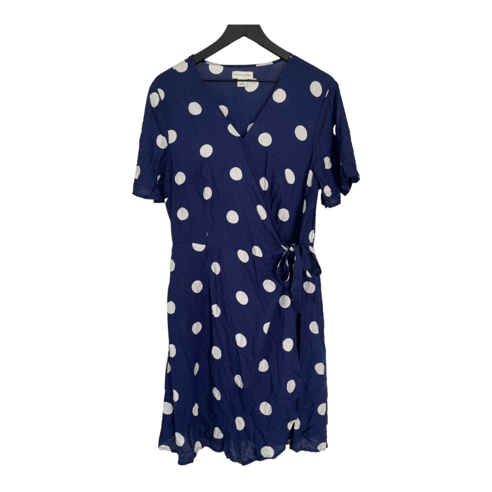 NWT Peyton & Parker blue and white polka dot dress